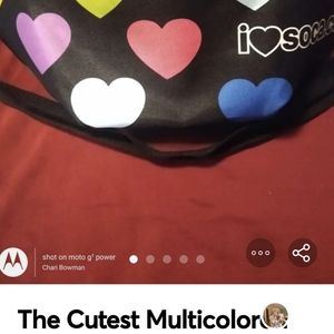 Soca Multicolored Hearted Fanny Pack